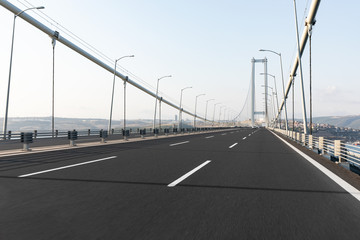 Orhangazi bridge road background material.