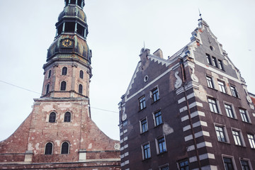 Fototapeta na wymiar historic building in Riga