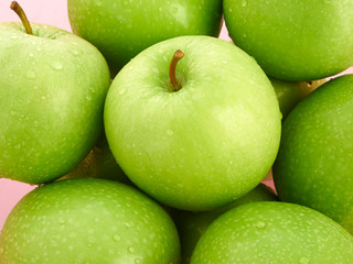 green apples in a bowl