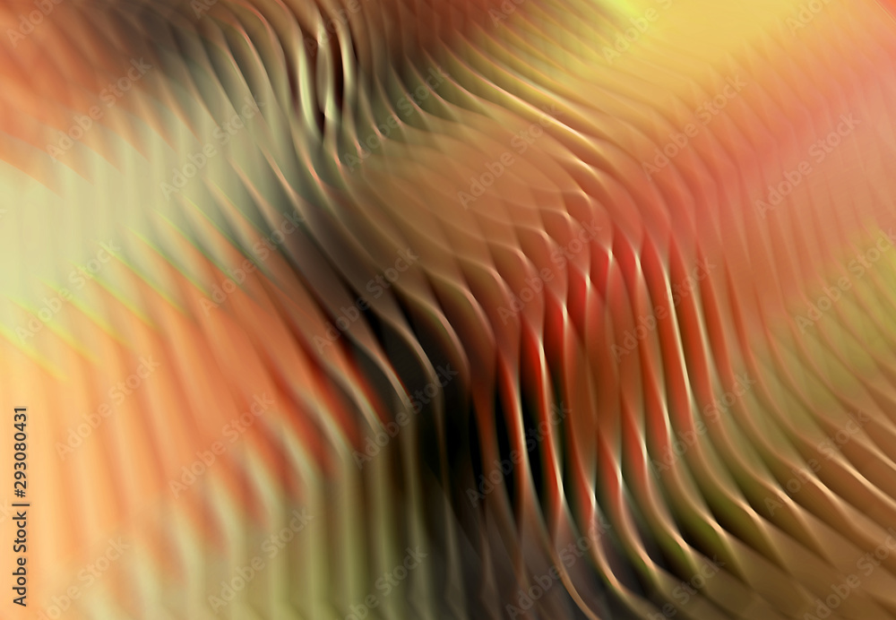 Wall mural abstract wavy background with blurred motion effect - Wall murals
