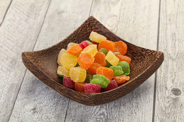 Sweet candied fruit