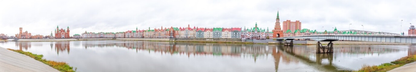 Obraz premium Bruges embankment, Yoshkar-Ola city, Mari El Republic, Russia