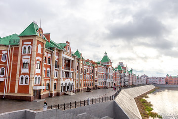 Bruges embankment, Yoshkar-Ola city, Mari El Republic, Russia