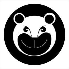 bear logo icon designs simple