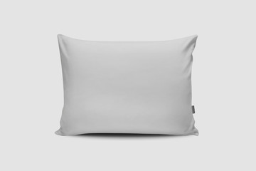 3d illustration pillow on white Background with Real Shadow. Top View of a Soft Colorful Pillow with Copy Space for Tex or Image