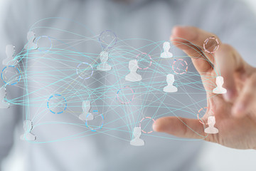 social network and leadership as concept.You need resource