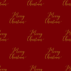 Christmas seamless pattern. Vector illustration. 