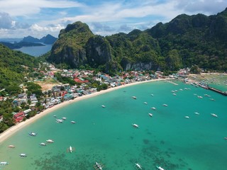 Tropical island. El Nido, Palawan Island, Philippines