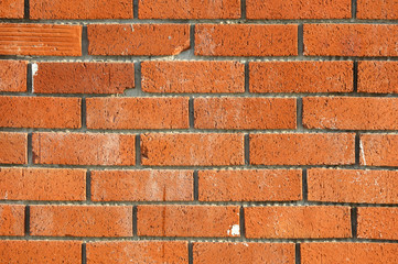 Obraz premium Red brick wall as abstract background