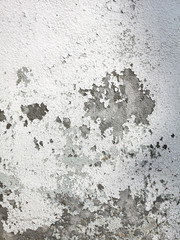 Stucco cracked on the wall as abstract background