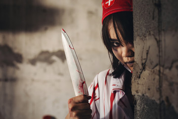 Nurse uniform killer At an abandoned hospital
