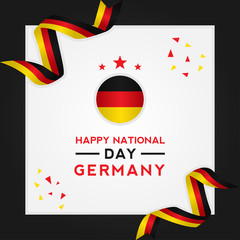 Germany Independence Day Vector Design Template