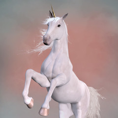 Obraz na płótnie Canvas Rampart unicorn close up
