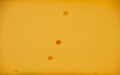 Close up background of hard gouda cheese