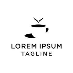 Abstract Coffee logo Design Template. Icon Illustration