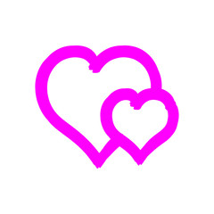 Love heart logo symbol icon vector illustration EPS 10