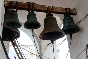 Close-up of orthodox church bells
