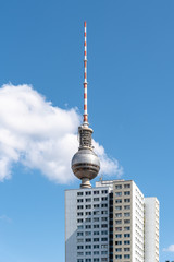 Cityscape of Berlin with skyscraper and TV tower