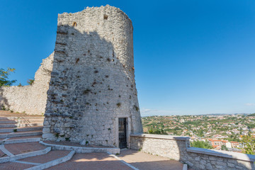 Naklejka premium Terzano tower, Campobasso city in Molise