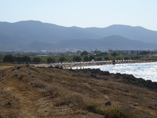 View of the great beach in the bay