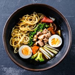 Japanese ramen soup