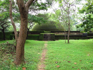 The ancient stupa in Polonnaruwa, Sri Lanka