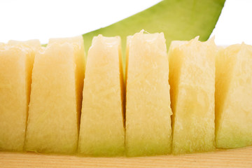 slices of cantaloupe melon