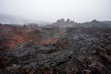 Dramatic views of the volcanic landscape.