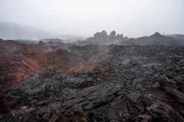 Foto auf Alu-Dibond Dramatic views of the volcanic landscape. © filin174