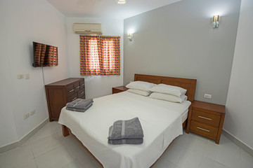 Interior design of bedroom in house