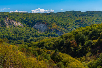 Balkan mountains during the autumn