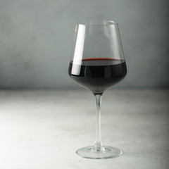 Glass of red wine