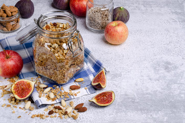 Granola with fruit