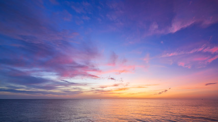 panorama sunset skyline seascape twilihgt cloudscape