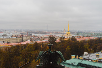 Fototapeta premium view of the city of st. peterburg
