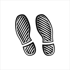 Imprint Soles Shoes Icon