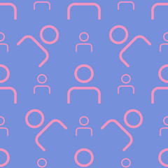 person symbol pattern