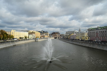 view of moscow river