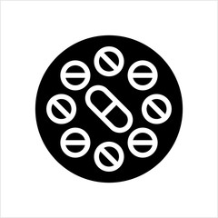 Naklejka premium Capsule Pills Icon