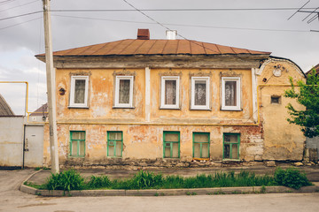 facade of an old house