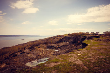landslides in Ulyanovsk Russia