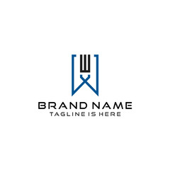Letter WW logo icon design template elements