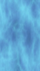 Background of abstract white color smoke isolated on blue color background. The wall of white fog. 3D illustration