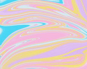 Abstract pastel colored backdrop made in liquid acrylic art technique. Pink, lilac, lavender and marine blue colored background. 