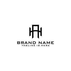 Letter HA logo icon design template elements