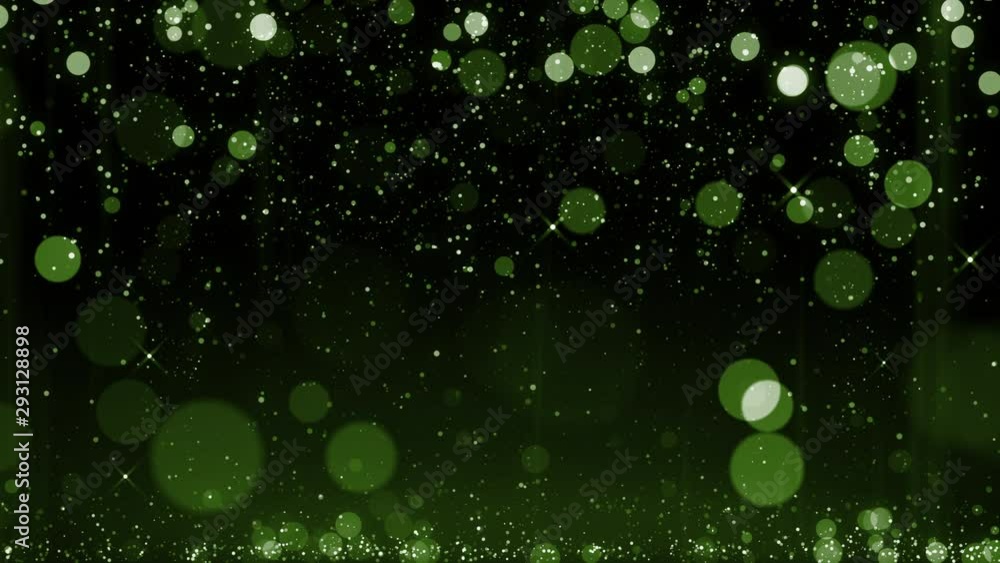 Wall mural falling glitter abstract bokeh particle festive background happy new year, merry christmas style