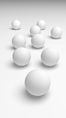 White abstract background. Lowpoly backdrop. Crumpled paper. 3D illustration