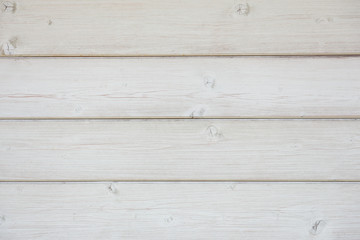 Obraz na płótnie Canvas Background - white wooden wall made of horizontal boards