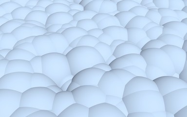 3d rendering picture of blue balls. Abstract wallpaper and background. 3D illustration
