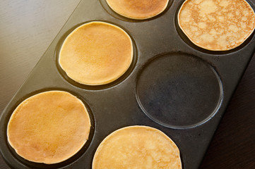 Pancake on the stove